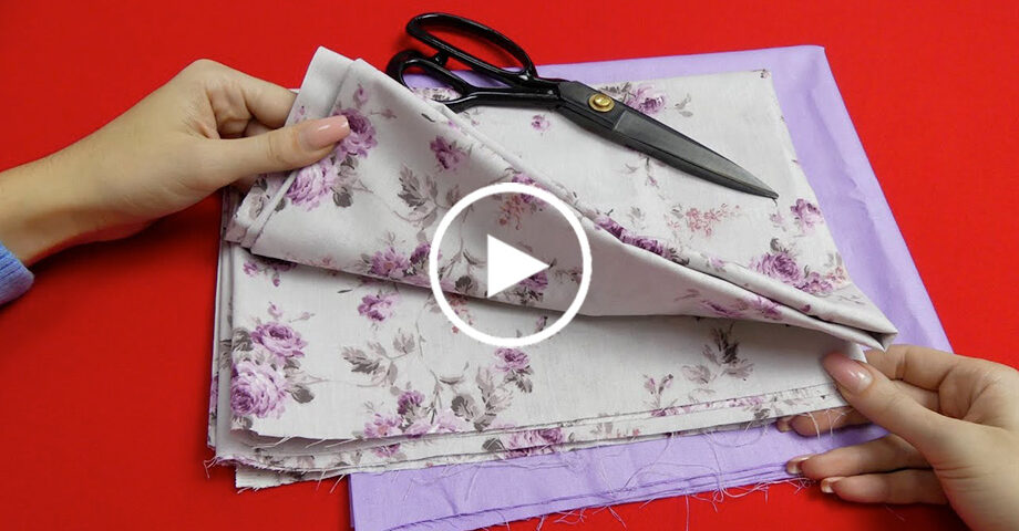 Simple and easy way to sew a shoulder bag for shopping